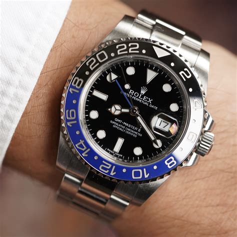 rolex batman gmt master|More.